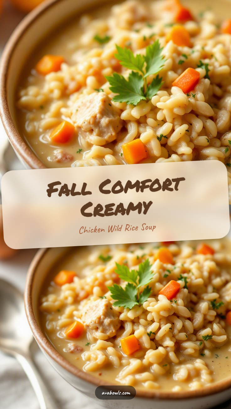 creamy chicken and wild rice soup recipe
