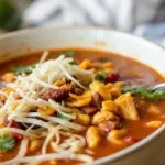 creamy chicken enchilada soup - featured image