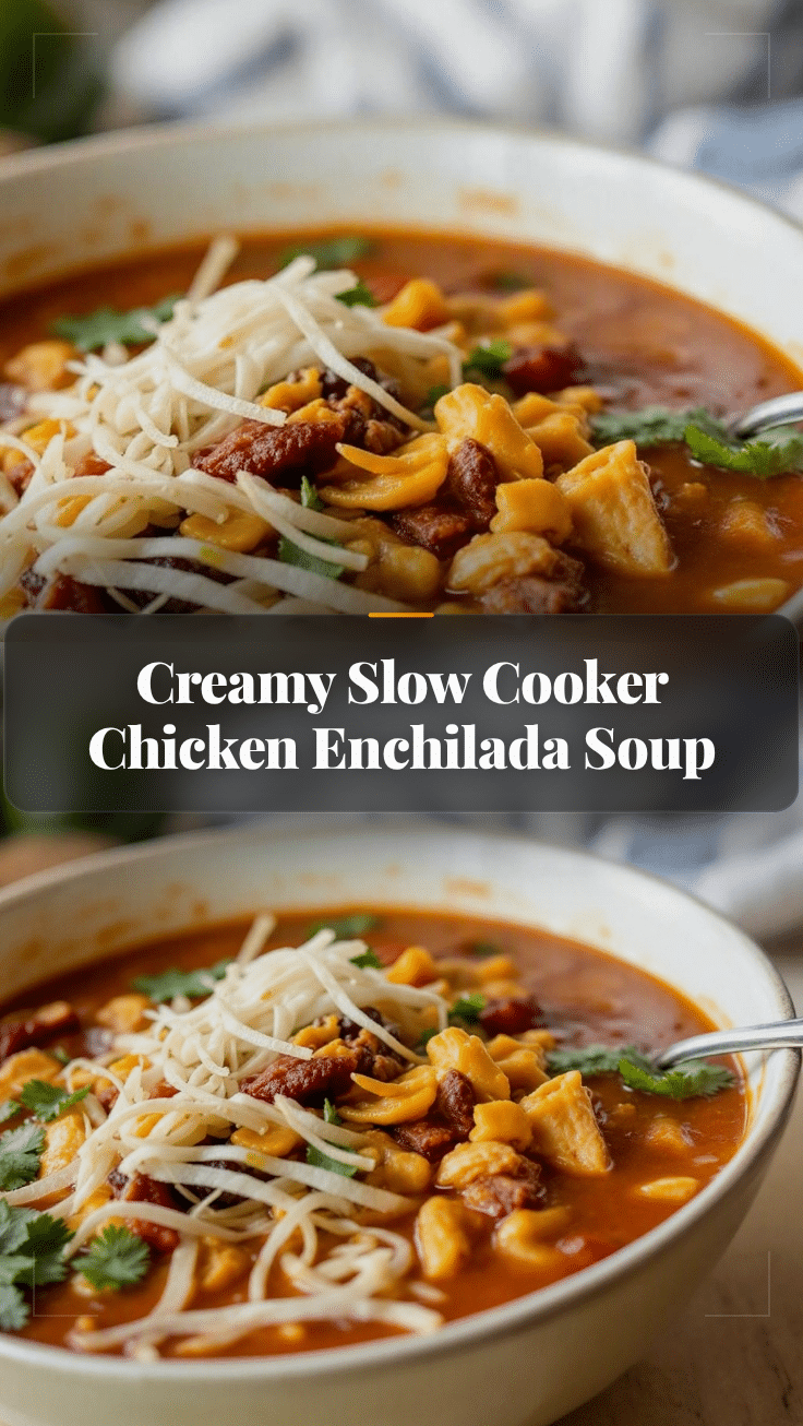 creamy chicken enchilada soup recipe
