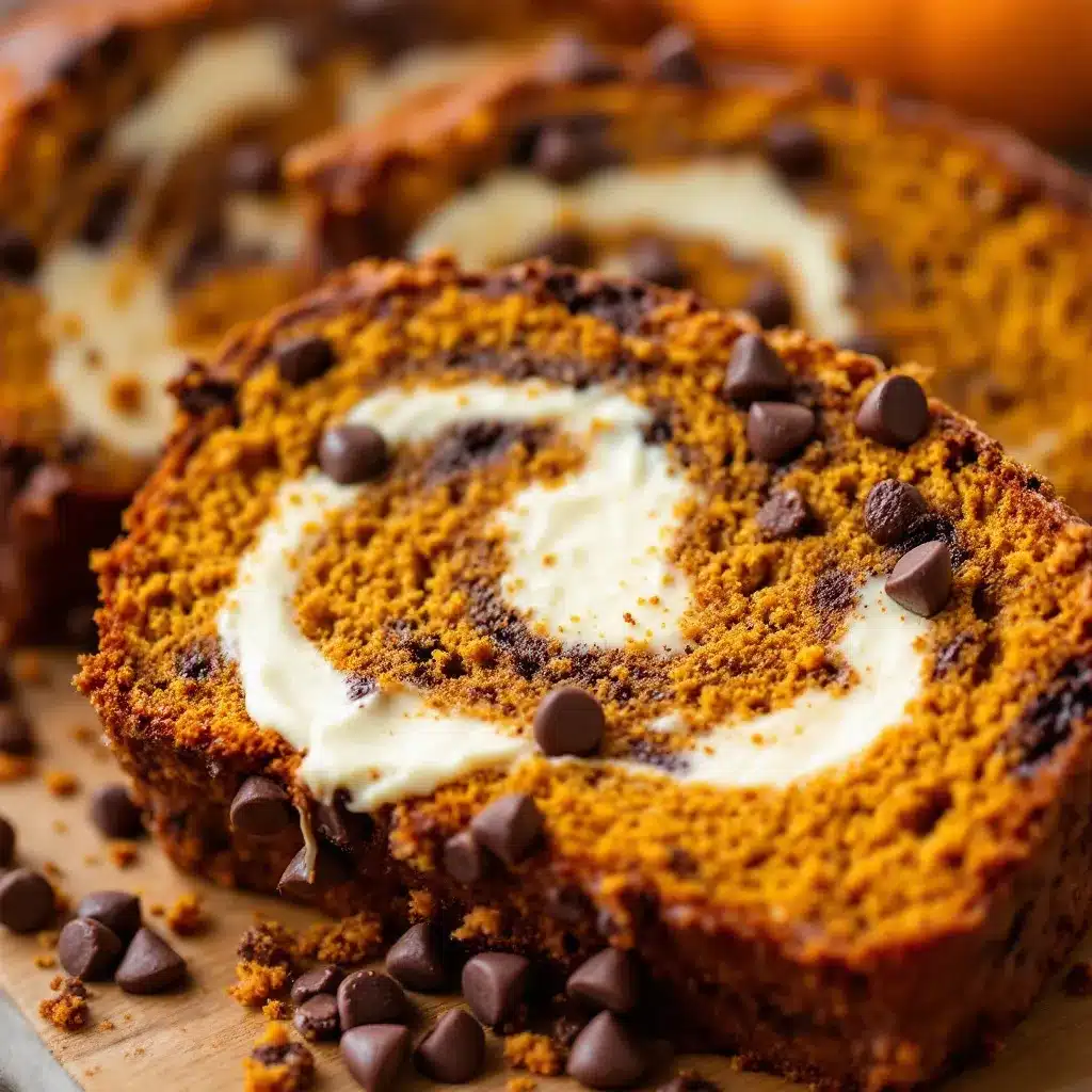 creamy chocolate chip pumpkin bread preparation steps