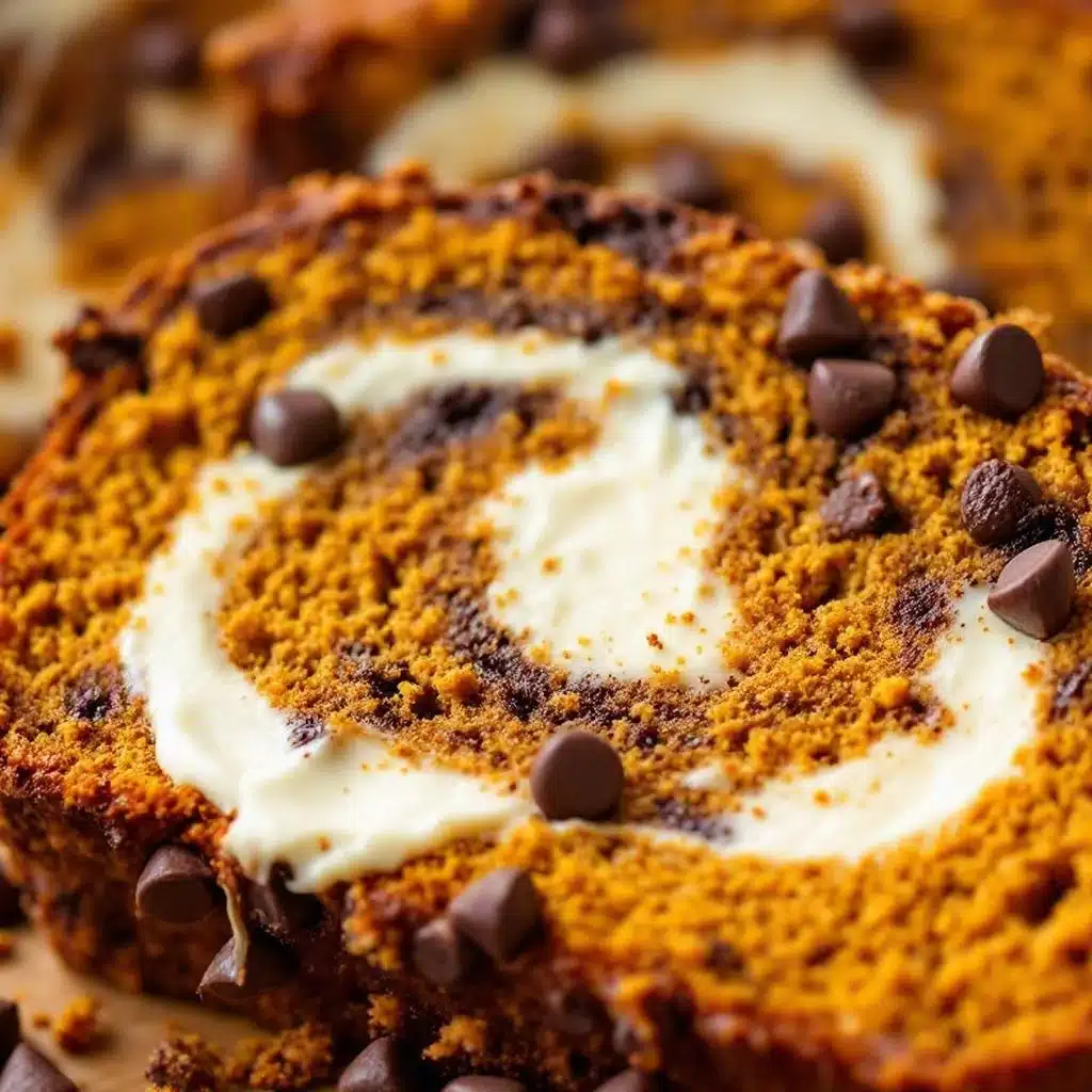 creamy chocolate chip pumpkin bread - featured image