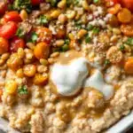 creamy overnight peanut butter oats - featured image