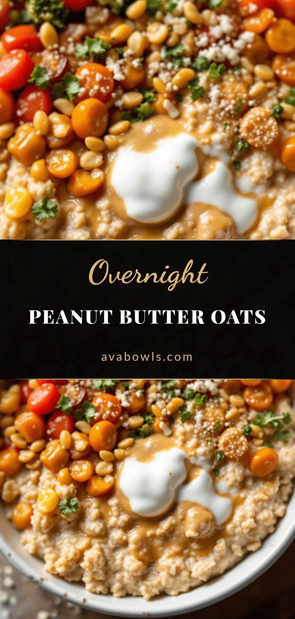 creamy overnight peanut butter oats recipe