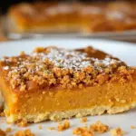 creamy pumpkin pie bars - featured image