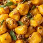 creamy slow cooker pumpkin gnocchi - featured image