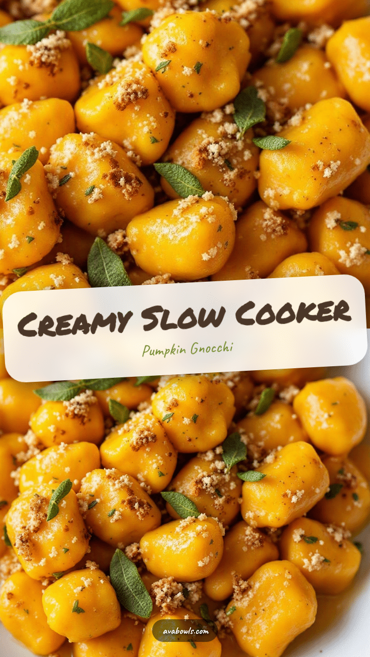 creamy slow cooker pumpkin gnocchi recipe