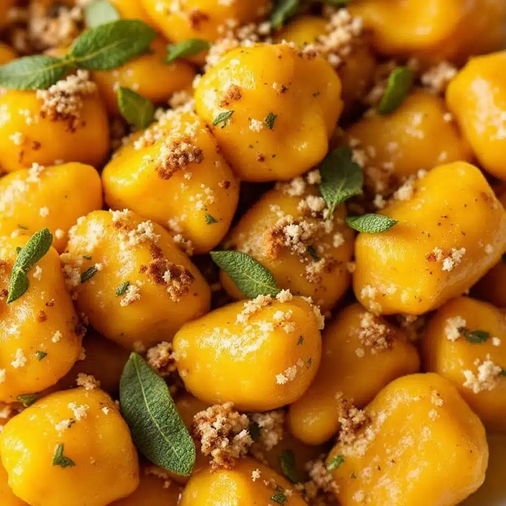 creamy slow cooker pumpkin gnocchi - featured image