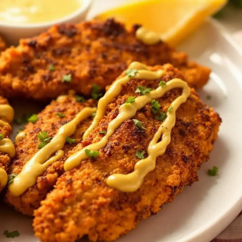 crispy air fryer chicken tenders - featured image