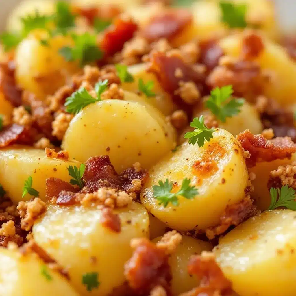 Crispy Bacon German Potato Salad - featured image