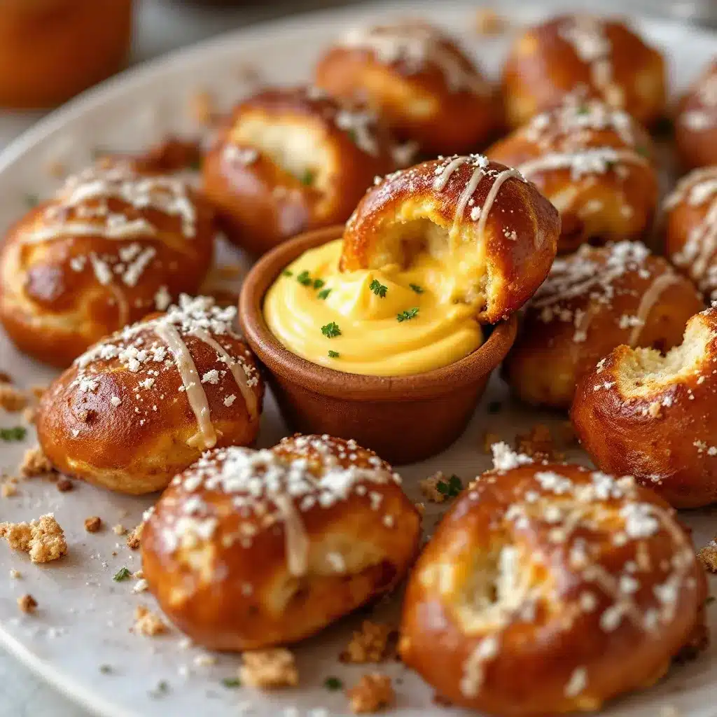 Crispy Bavarian Pretzel Bites preparation steps