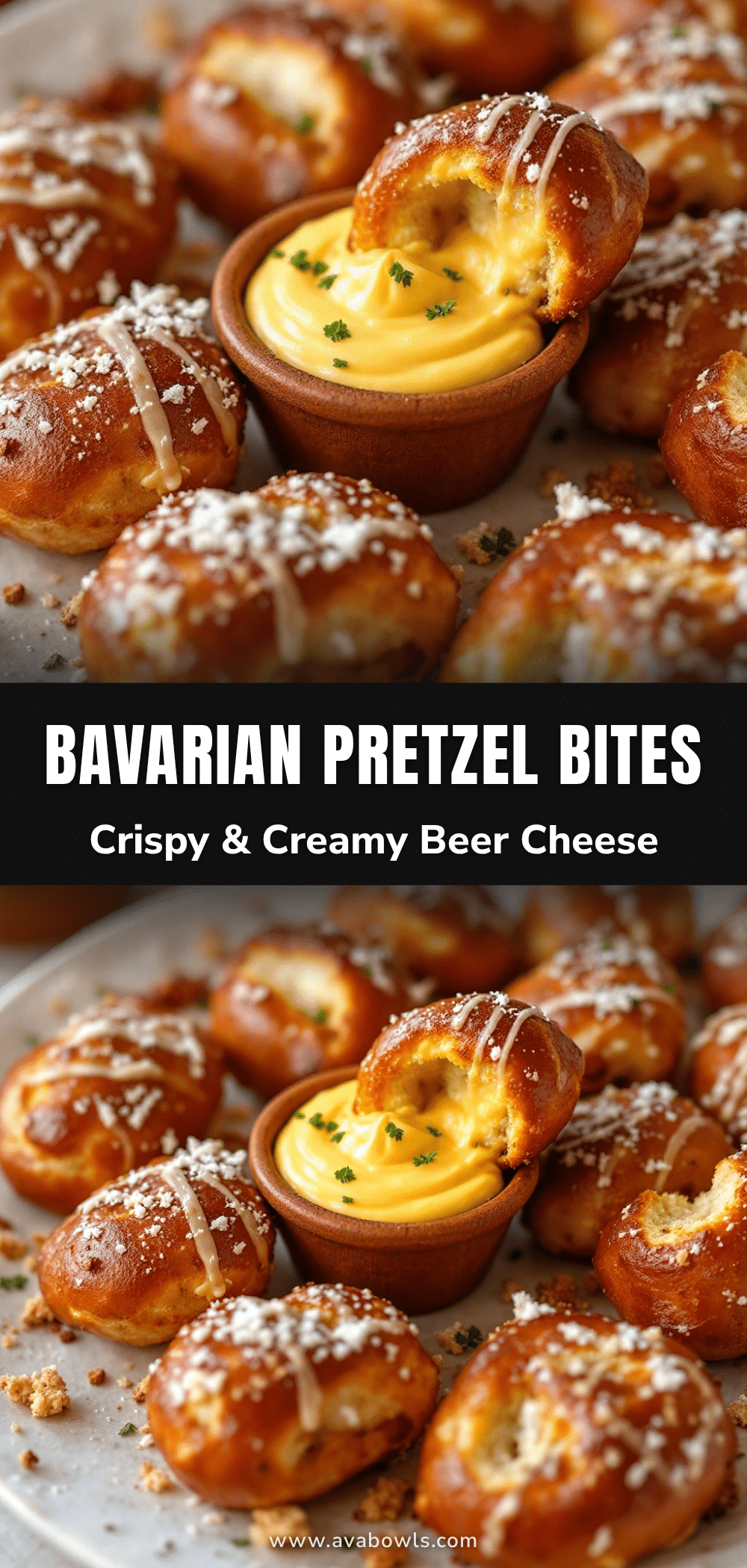 Crispy Bavarian Pretzel Bites recipe