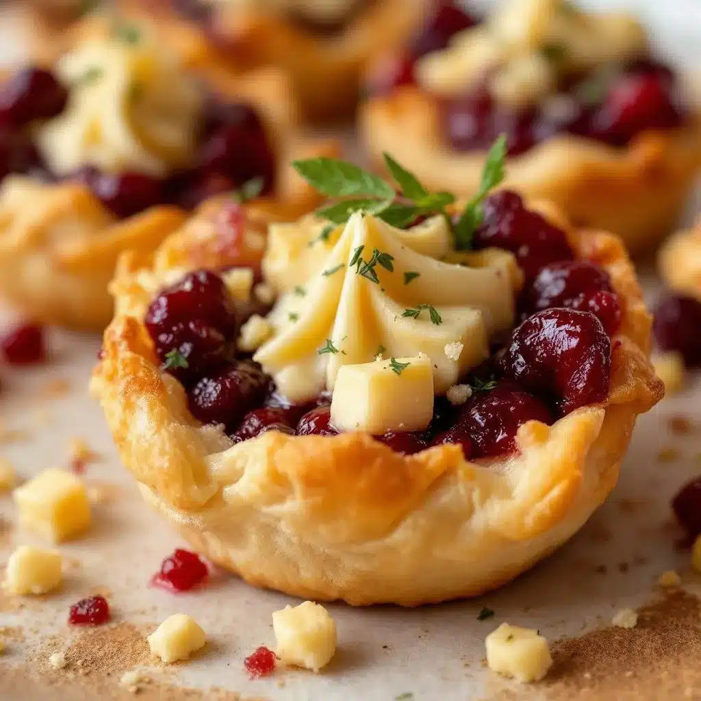 crispy cranberry brie bites preparation steps