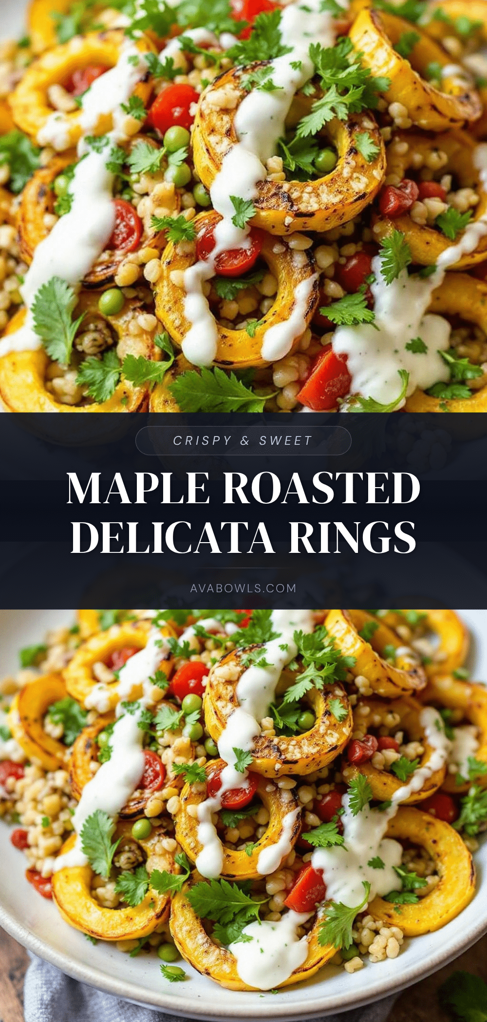 crispy maple roasted delicata squash rings recipe