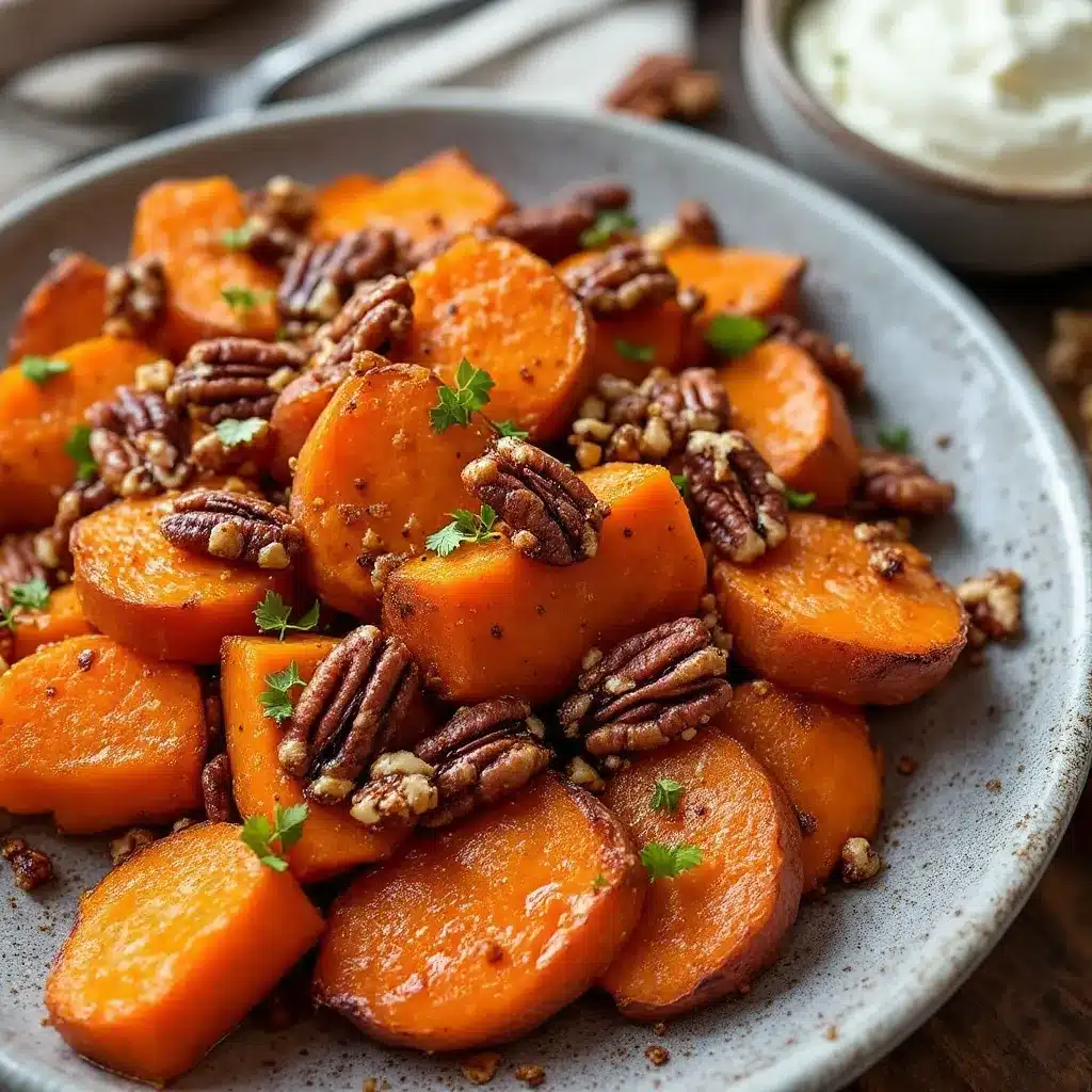 crispy maple roasted sweet potatoes preparation steps