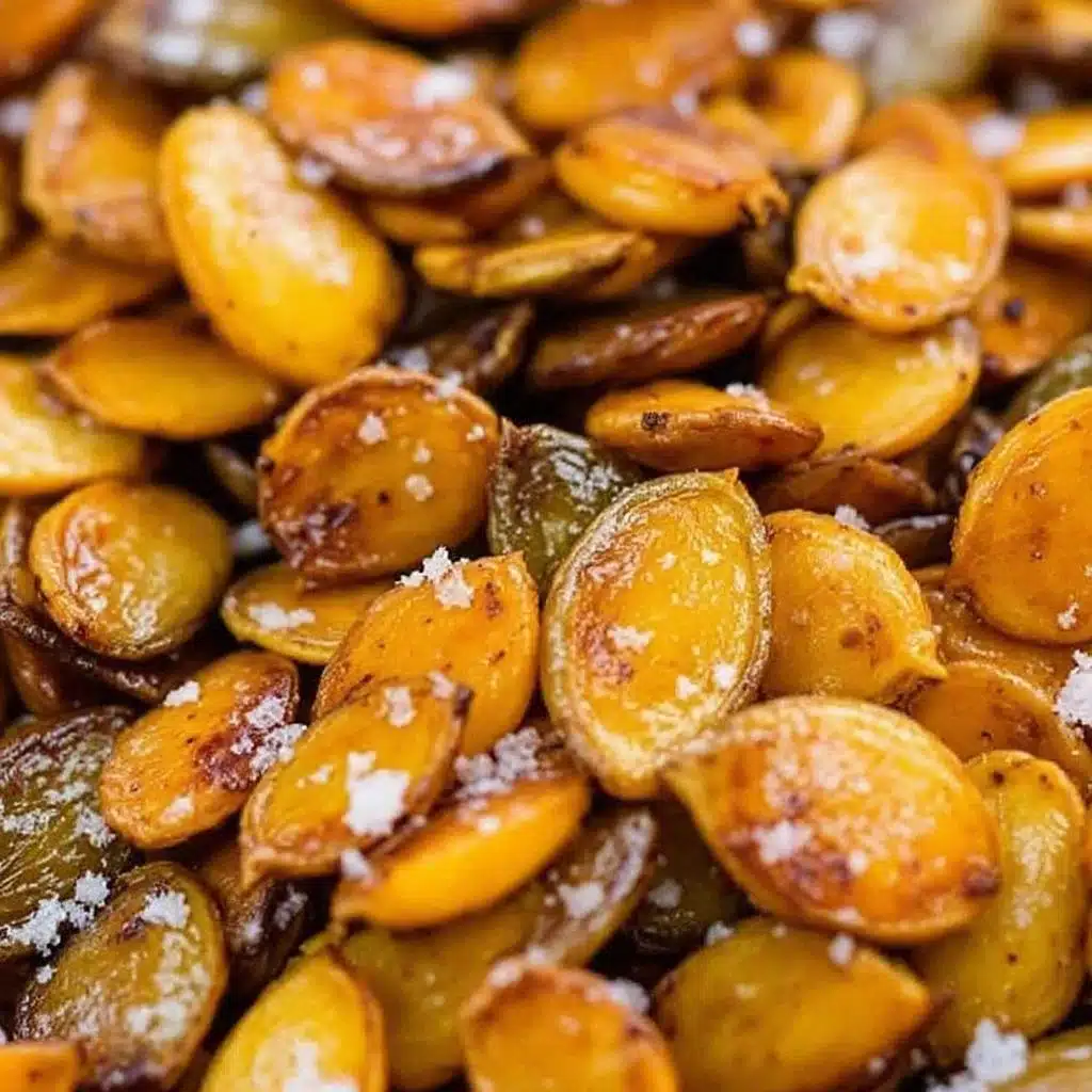crispy roasted pumpkin seeds - featured image