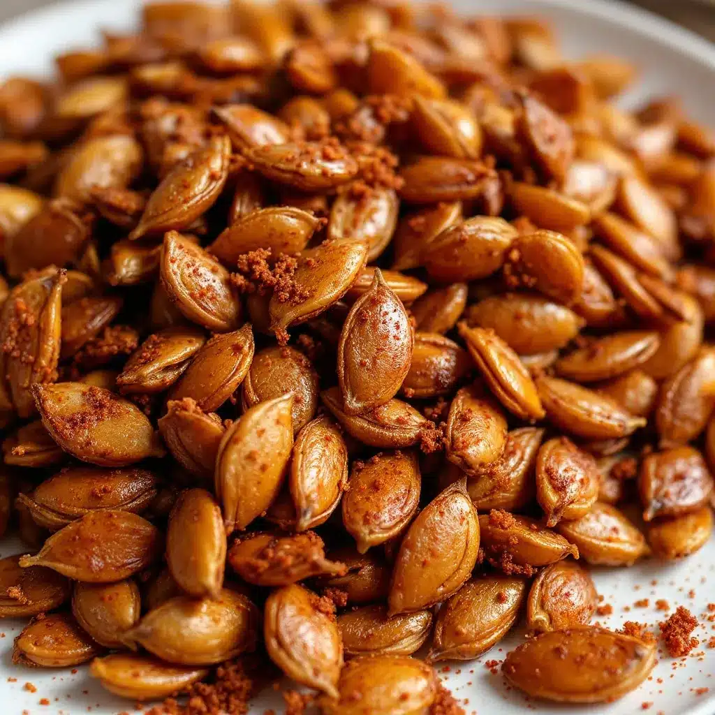 Crispy Smoky Baked Pumpkin Seeds preparation steps