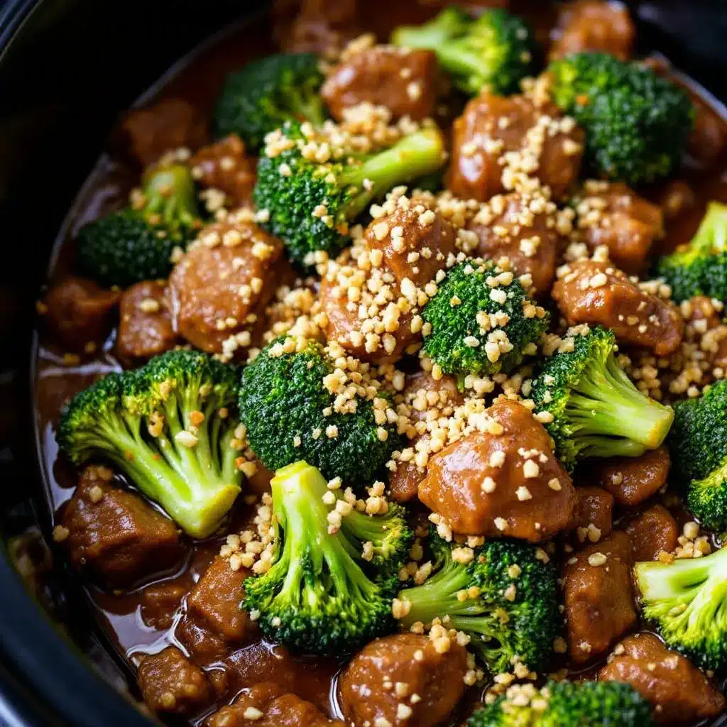 crockpot beef and broccoli preparation steps