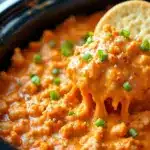 crockpot buffalo chicken dip - featured image