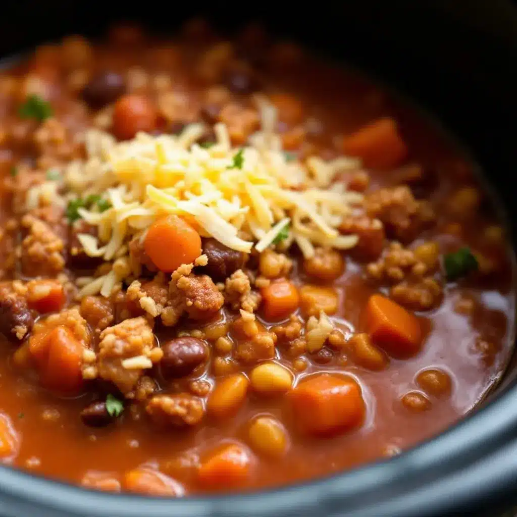 crockpot turkey taco soup preparation steps