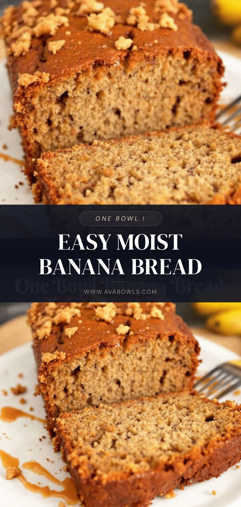 easy moist banana bread recipe