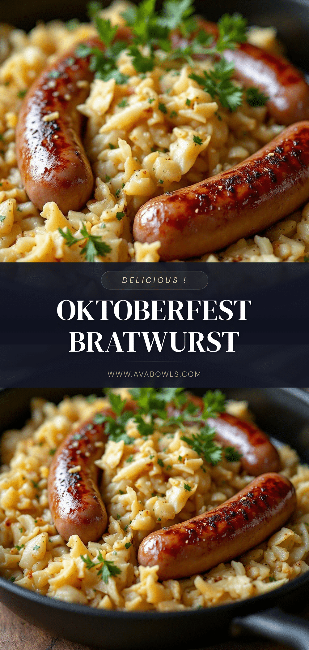 Easy Oktoberfest Bratwurst Skillet recipe