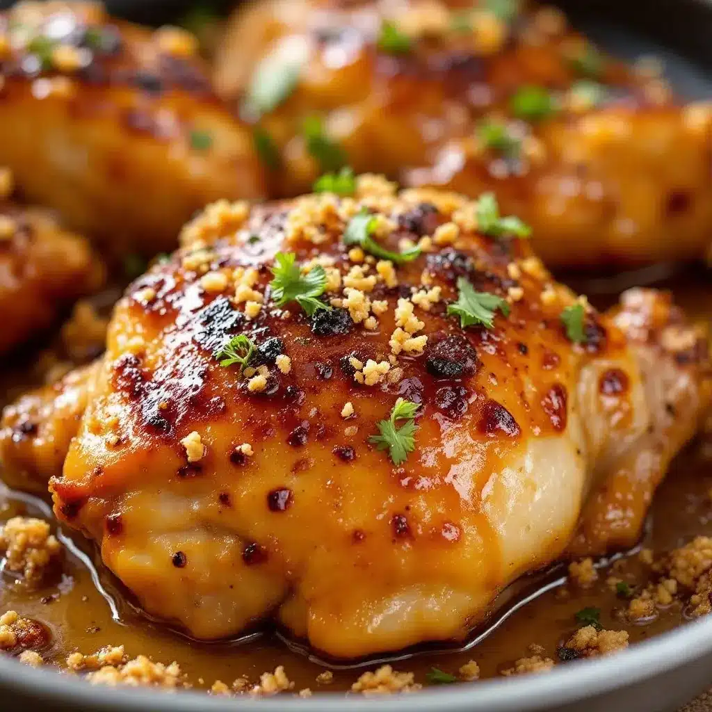Easy One-Pan Honey Garlic Chicken Thighs preparation steps