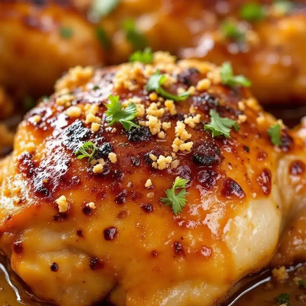 Easy One-Pan Honey Garlic Chicken Thighs - featured image