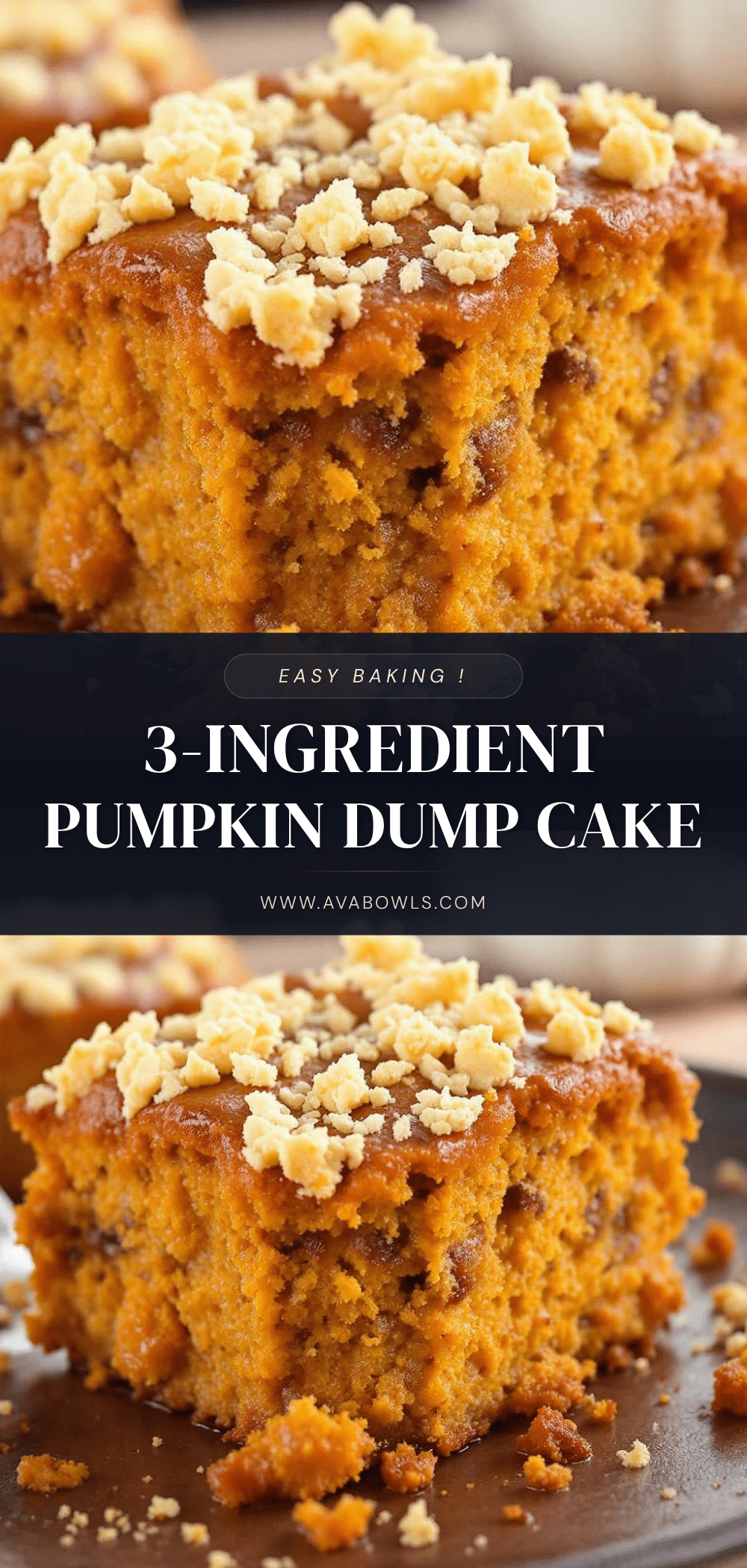 easy pumpkin dump cake recipe