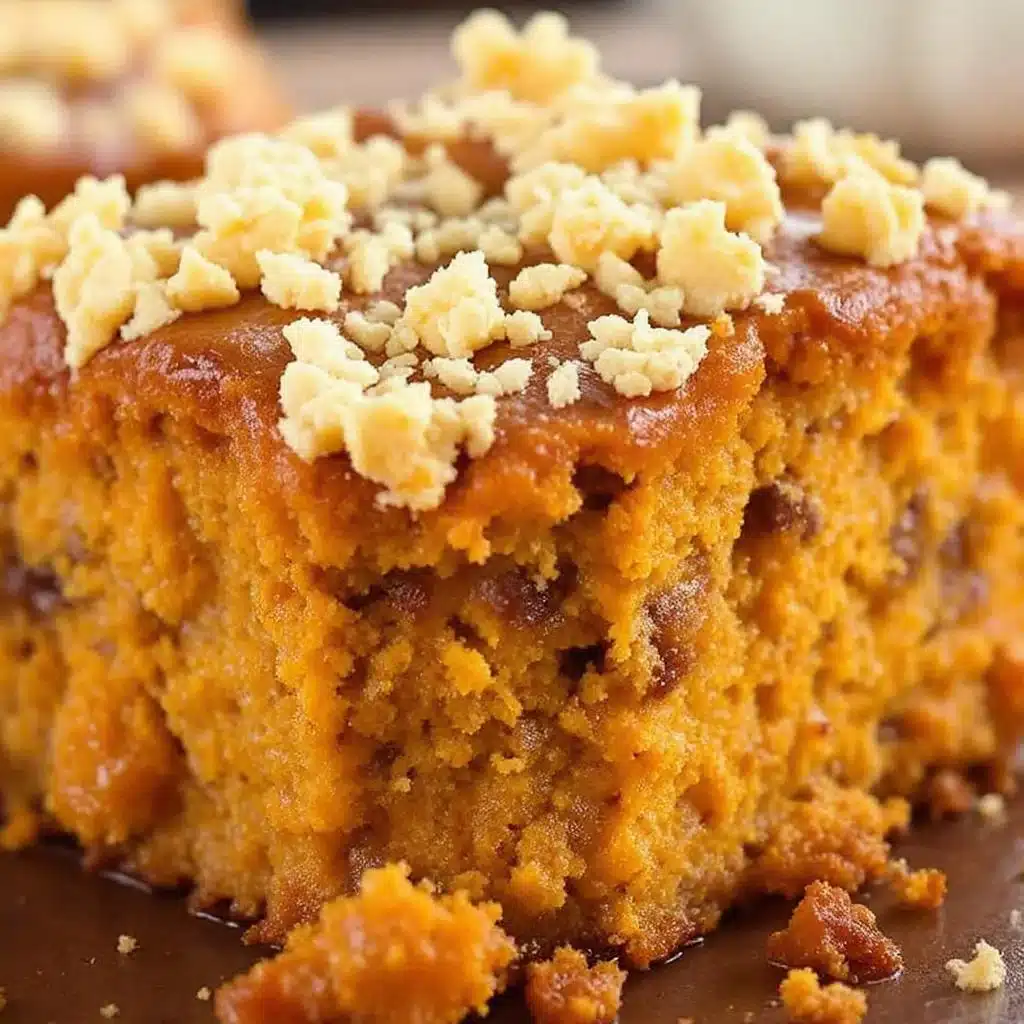 easy pumpkin dump cake - featured image