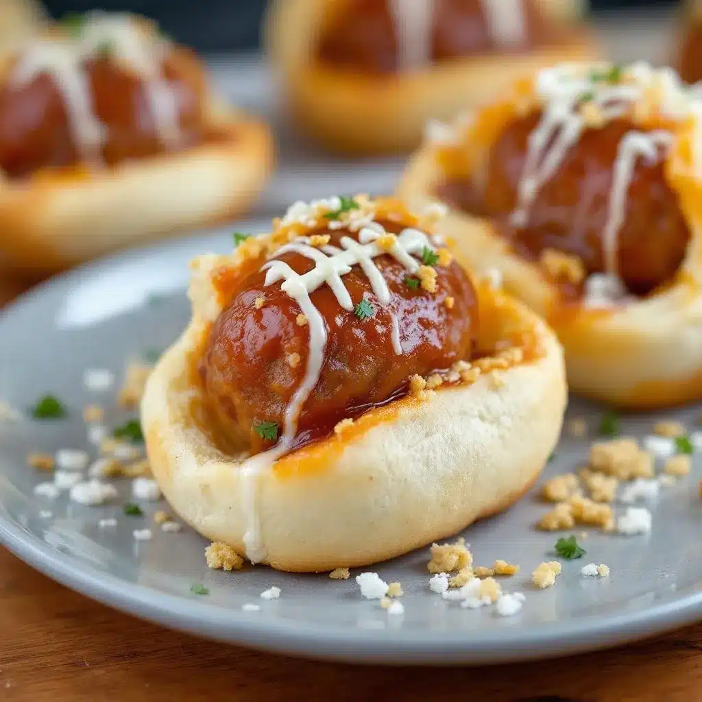 football meatball subs preparation steps
