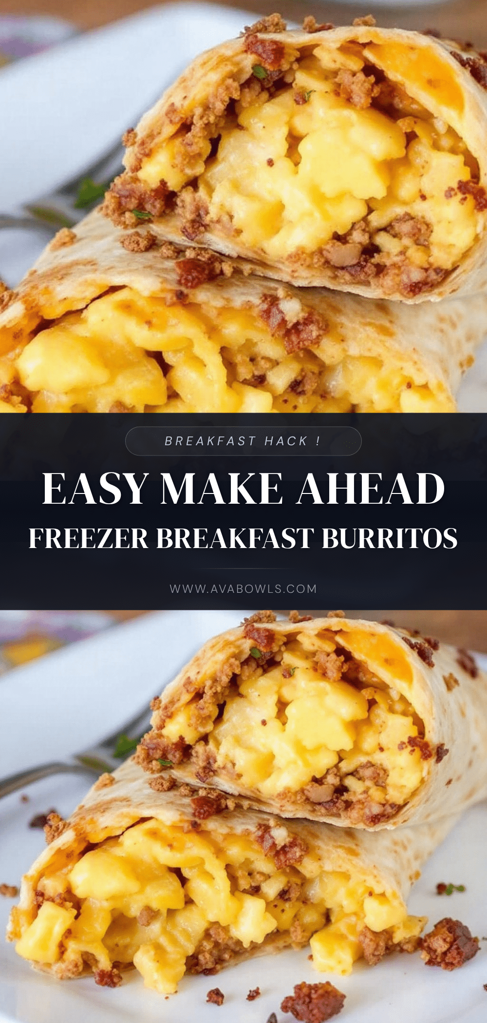 freezer breakfast burritos recipe