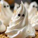ghost-shaped meringue cookies for halloween - featured image