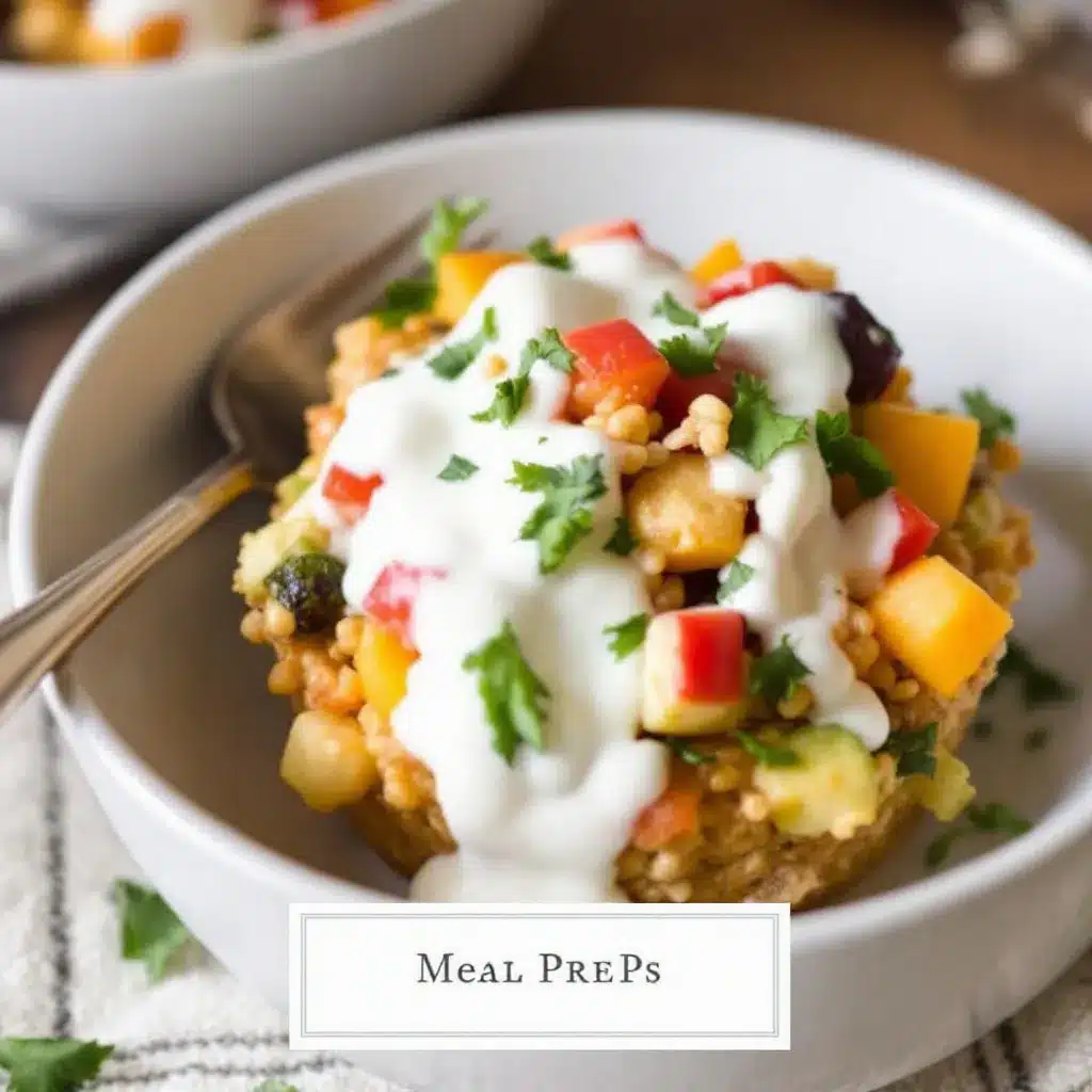 Healthy Baked Pumpkin Oatmeal Cups preparation steps