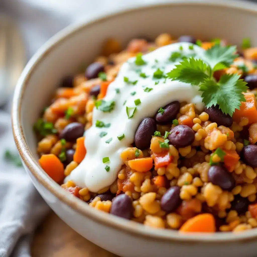healthy turkey chili with black beans preparation steps