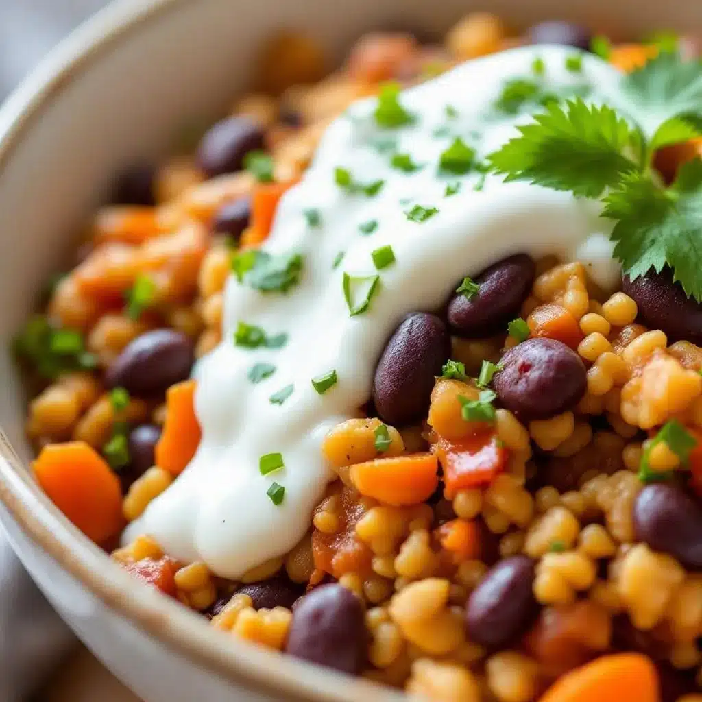 healthy turkey chili with black beans - featured image
