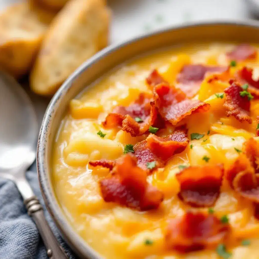 loaded baked potato soup preparation steps