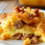 Make-Ahead Sausage Hash Brown Casserole - featured image