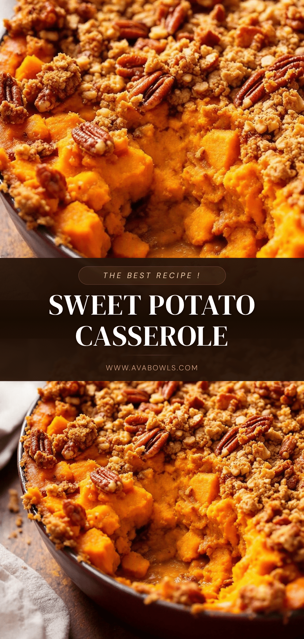 make-ahead sweet potato casserole recipe