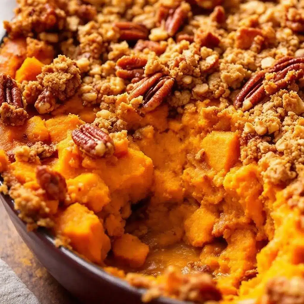 make-ahead sweet potato casserole - featured image