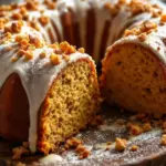 maple pumpkin spice bundt cake - featured image