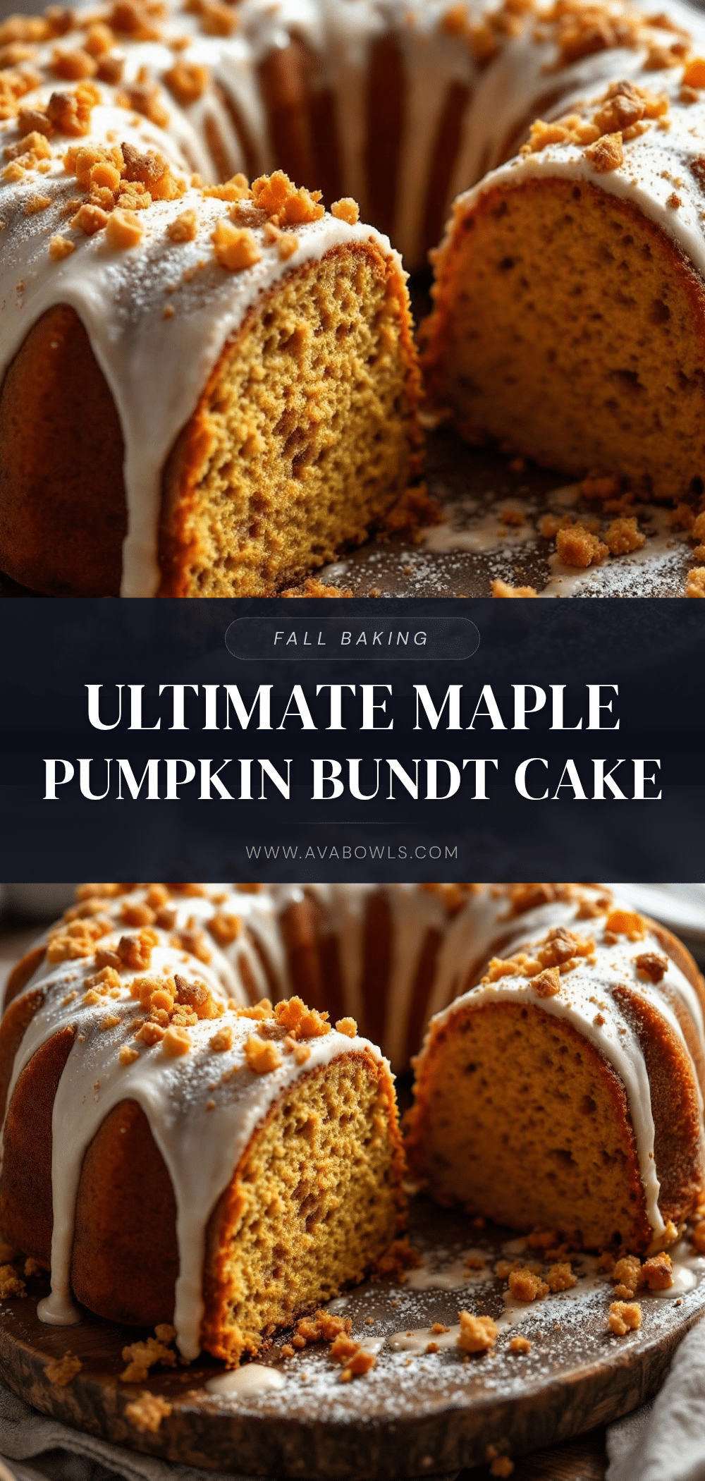 maple pumpkin spice bundt cake recipe