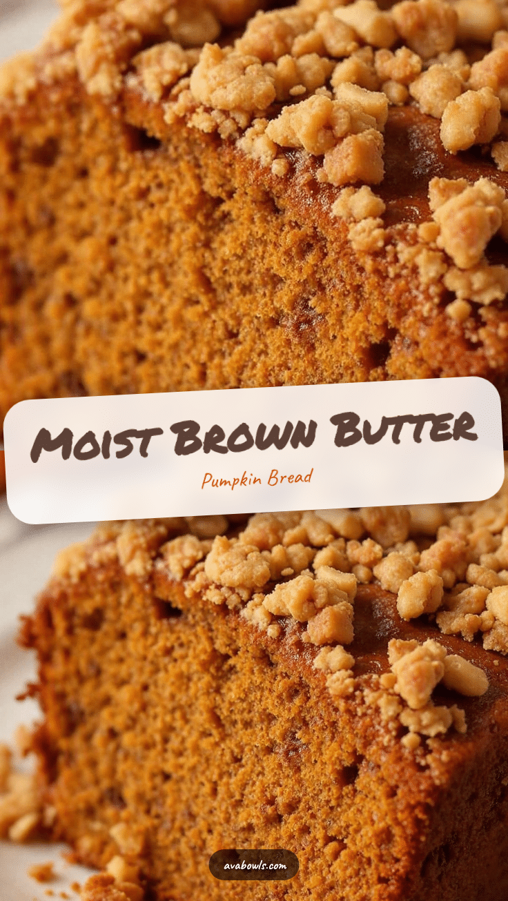 moist brown butter pumpkin bread recipe
