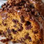 Moist Chocolate Chip Pumpkin Bundt Cake - featured image