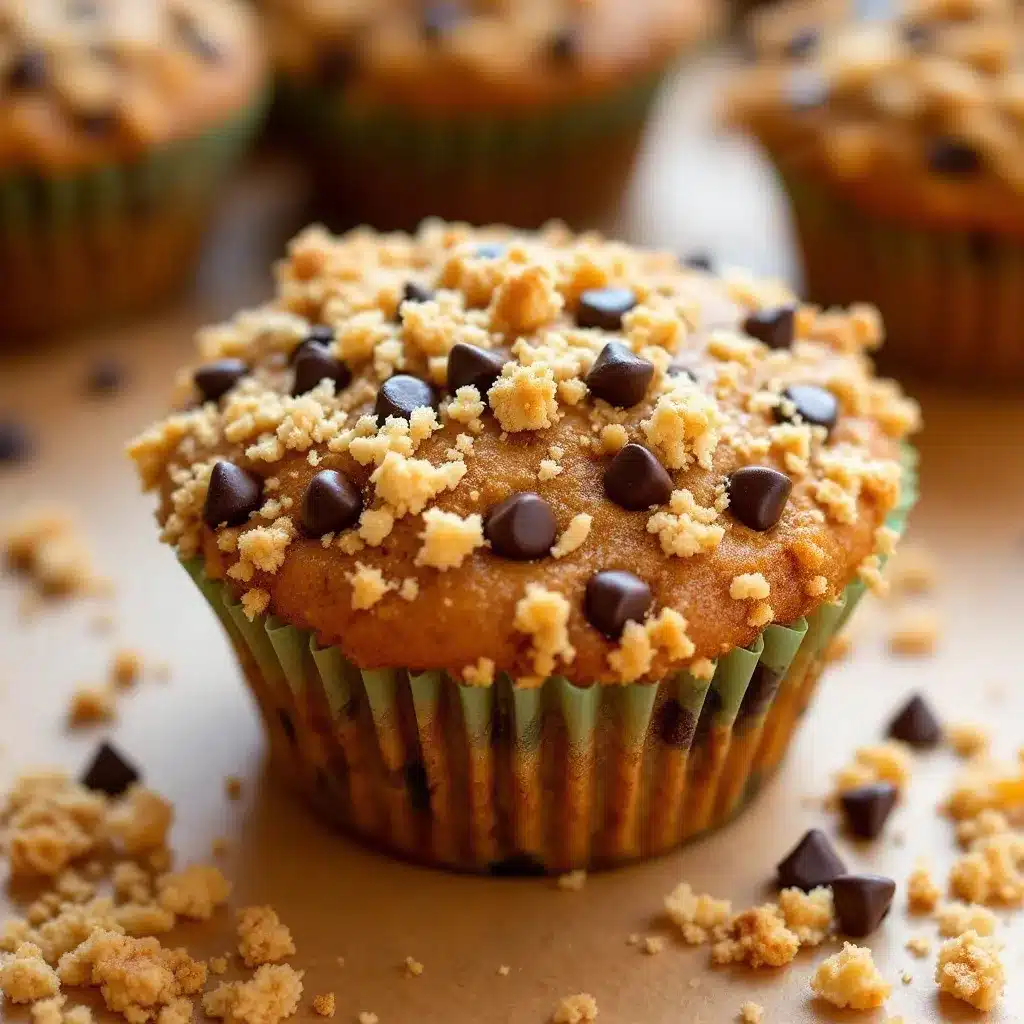 moist pumpkin chocolate chip muffins preparation steps