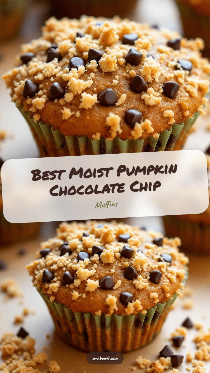 moist pumpkin chocolate chip muffins recipe