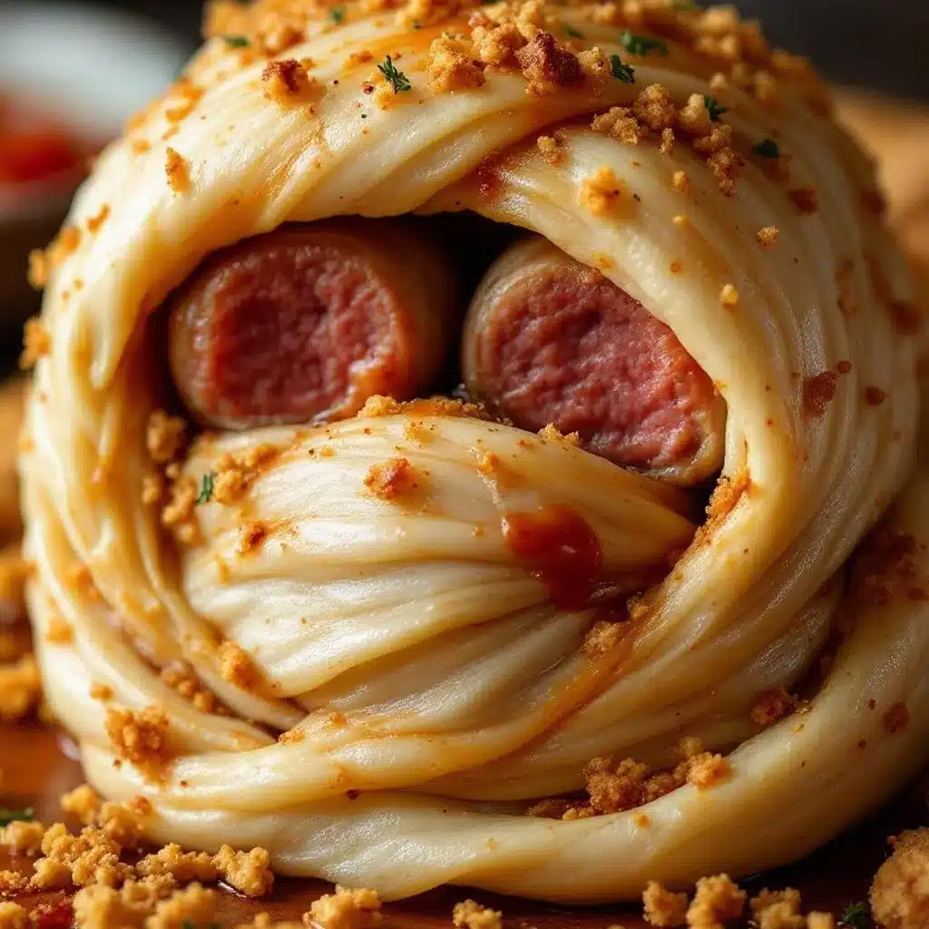 mummy pigs in a blanket - featured image