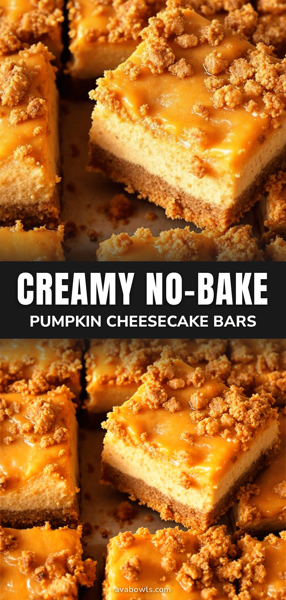 no-bake pumpkin cheesecake bars recipe