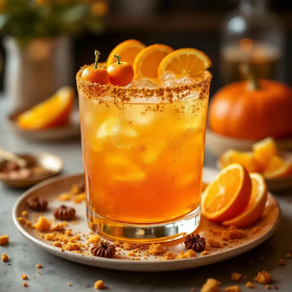 orange vodka cocktail preparation steps