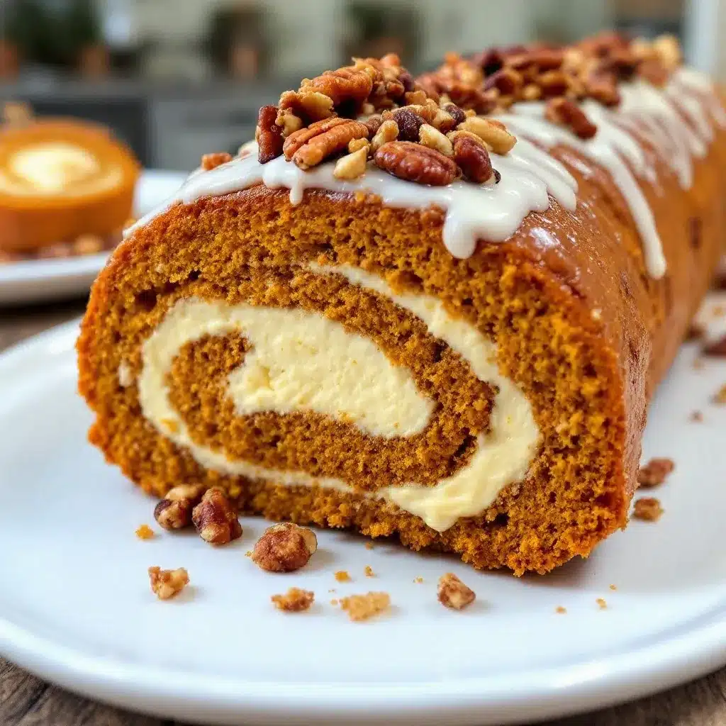 pumpkin cream cheese roll preparation steps