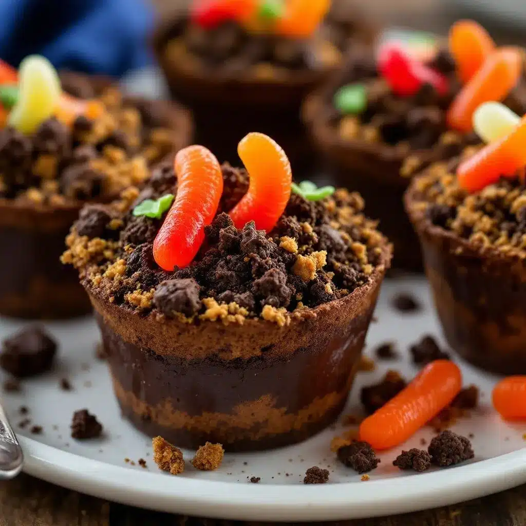 pumpkin patch dirt cups preparation steps